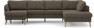 County - 3-sits soffa med schäslong vänster och divan höger - Brun