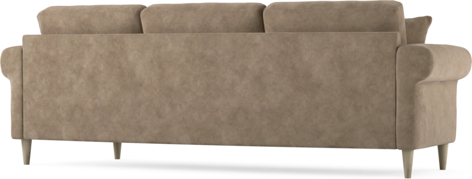 Eden - 3-sits soffa svängd - Beige