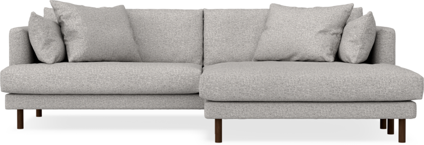 Harper - 4-sits med schäslong XL höger - Vit