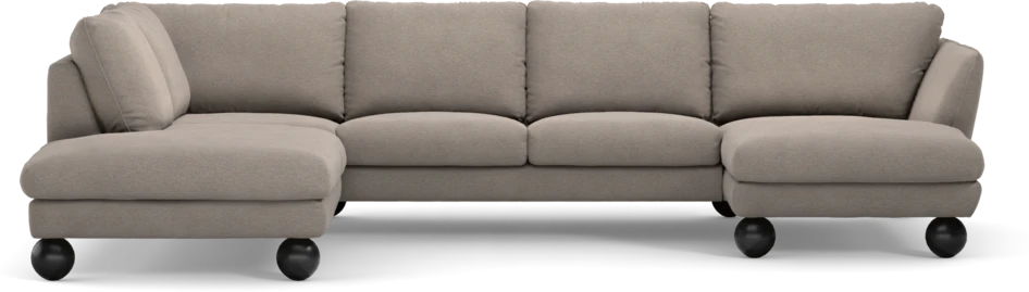 Madison Lux - 2-sits soffa med divan vänster och schäslong höger - Beige
