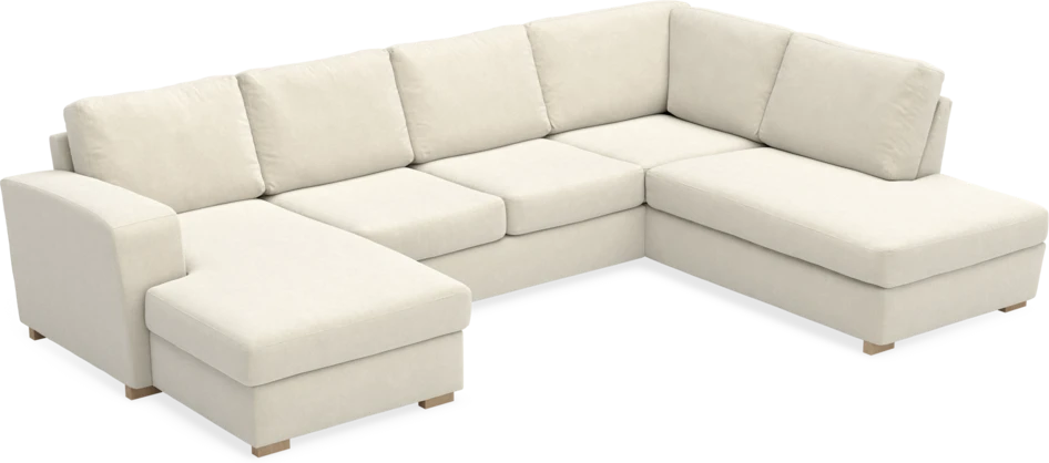 Friday - 3-sits soffa med schäslong vänster och divan höger - Beige