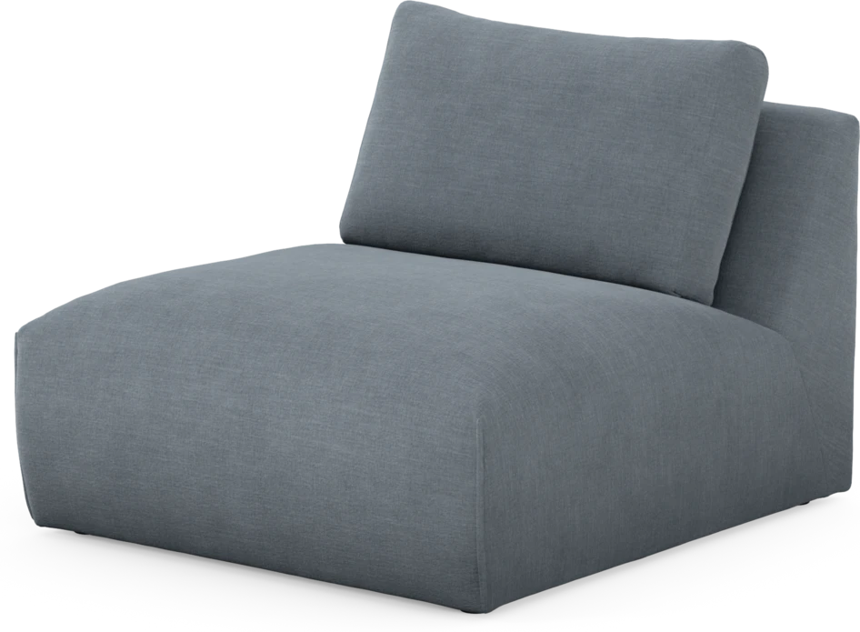 Free - 1,5-sits utan armstöd - Blå