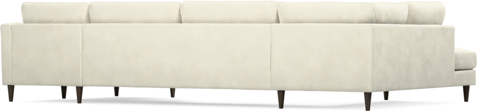 Bridge - 3-sits soffa med divan vänster och schäslong höger - Vit