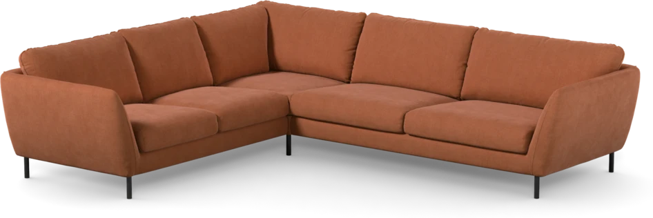 Madison Lux - Hörnsoffa 2+3-sits, hörn 1 - Orange