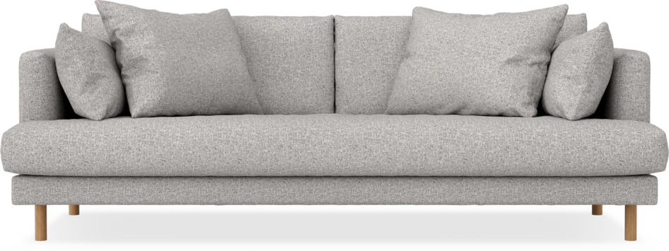 Harper - 3-sits soffa, hel dyna - Vit
