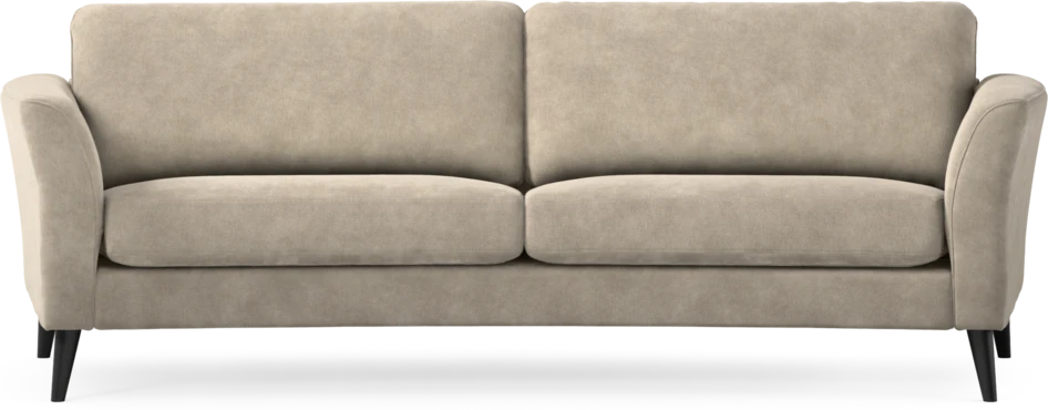 Bridge - 3-sits soffa svängd - Beige