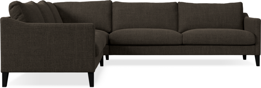 Winston - Hörnsoffa, 2+3-sits - Brun