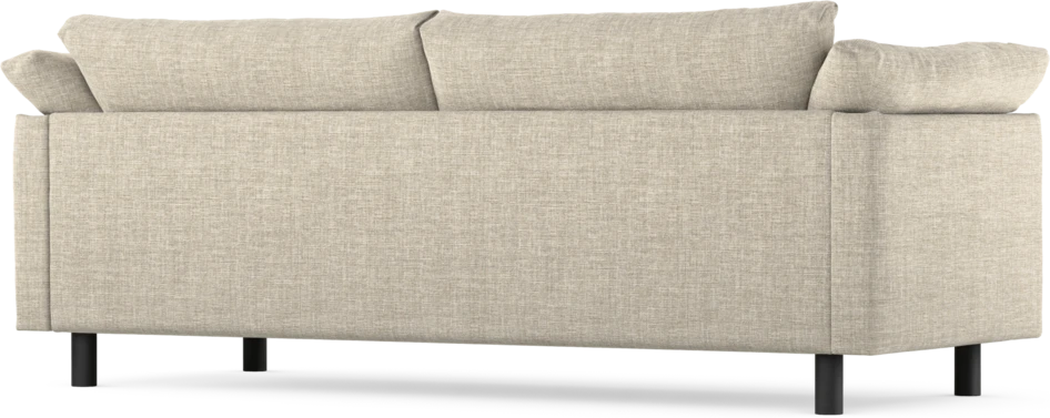 Cherrie - 3-sits soffa, hel dyna, fast klädsel - Beige