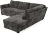 Friday - 2,5-sits soffa med divan höger - Grå