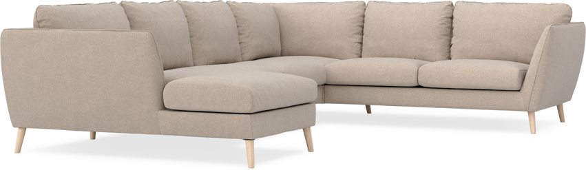 Madison Lux - Hörnsoffa med schäslong vänster - Beige