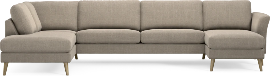 Bridge - 3-sits soffa med divan vänster och schäslong höger - Beige