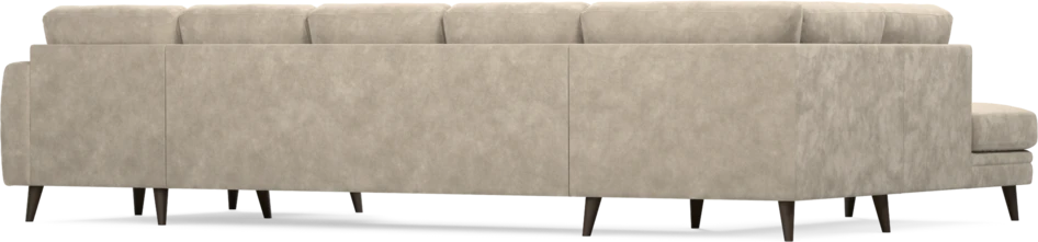 Eden - 3-sits soffa med divan vänster och schäslong höger - Beige