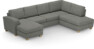 Friday - 3-sits soffa med schäslong vänster och divan höger - Grå