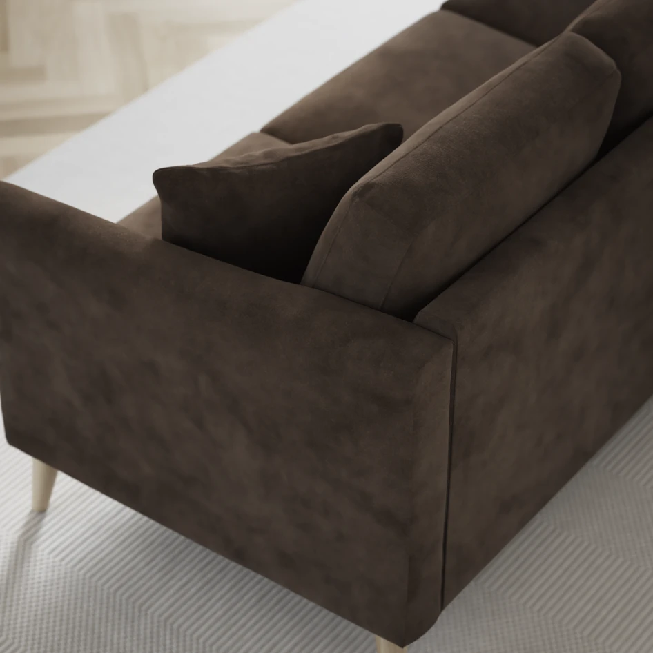 Eden - 2,5-sits soffa - Brun