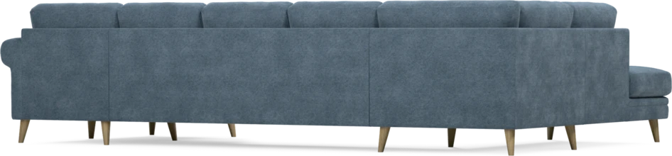 Eden - 3-sits soffa med divan vänster och schäslong höger - Blå