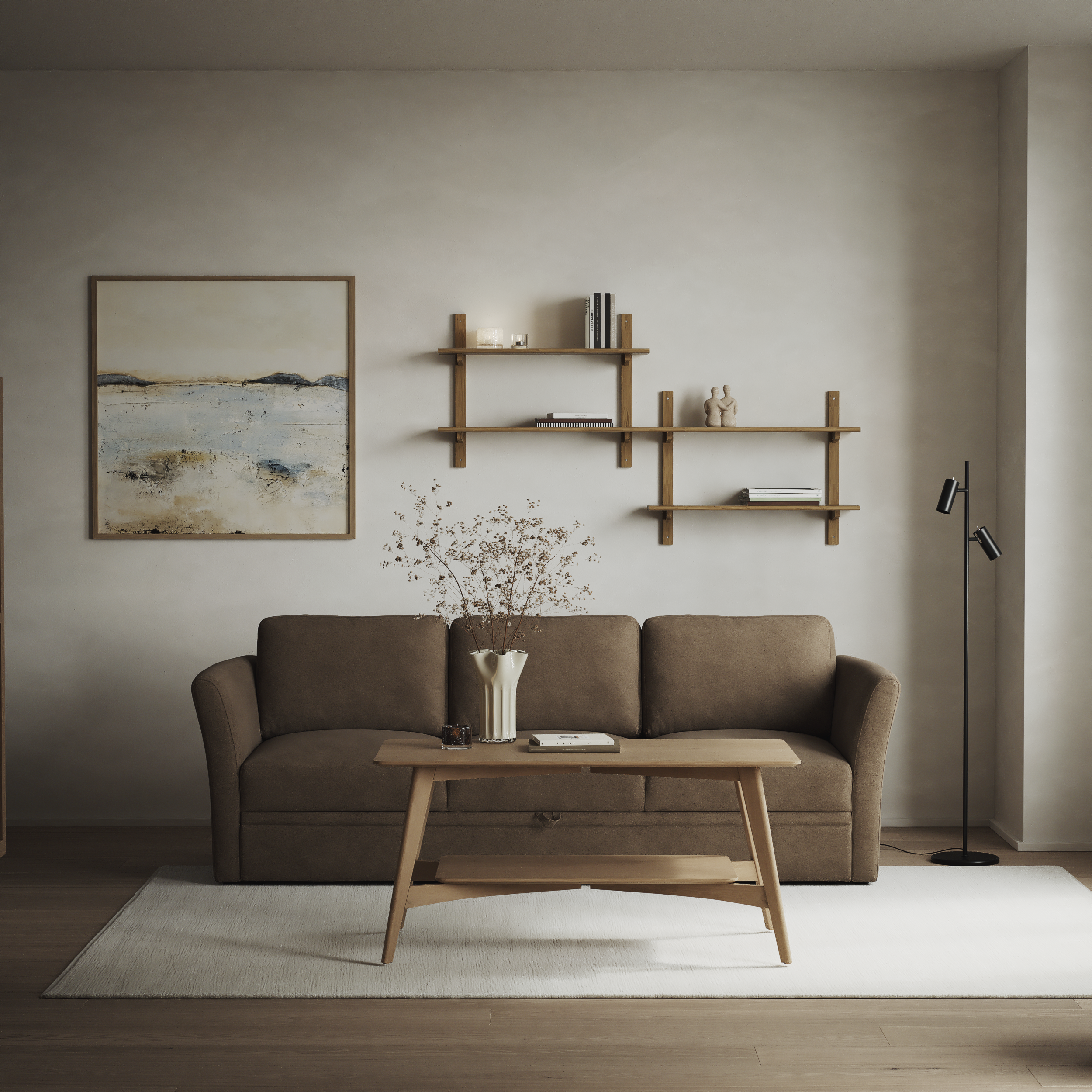 Öland - Bäddsoffa 3-sits, längsbäddad - inspiration