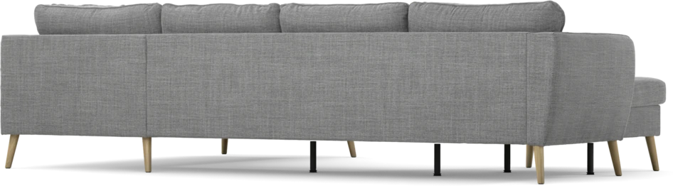 County - 3-sits soffa med schäslong vänster och divan höger - Grå
