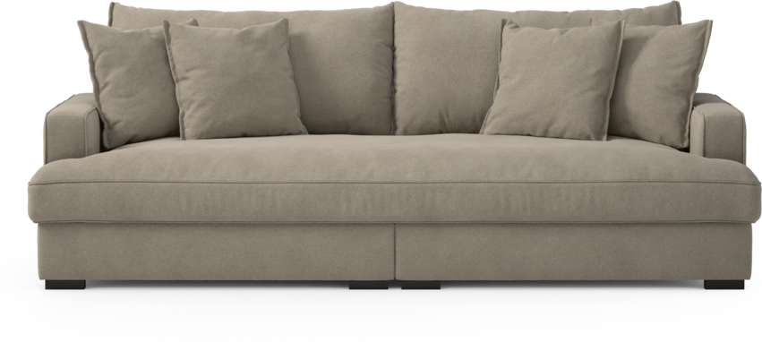 Rossi - 3-sits soffa, hel dyna - Beige