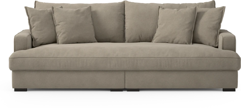 Rossi - 3-sits soffa, hel dyna - Beige