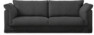 Cherrie - 3-sits soffa med kappa - Svart