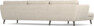 Madison Lux - 3-sits soffa med schäslong vänster - Beige