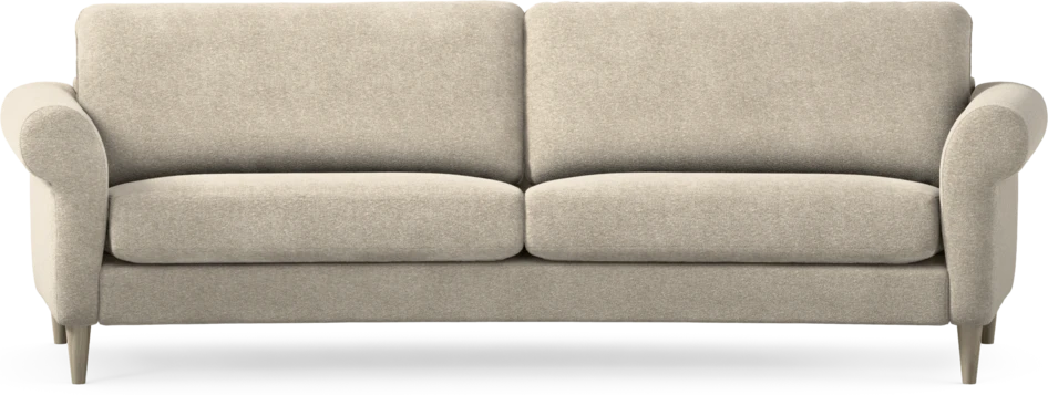 Bridge - 3-sits soffa svängd - Beige