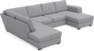 Friday - 3-sits soffa med divan vänster och schäslong höger - Grå