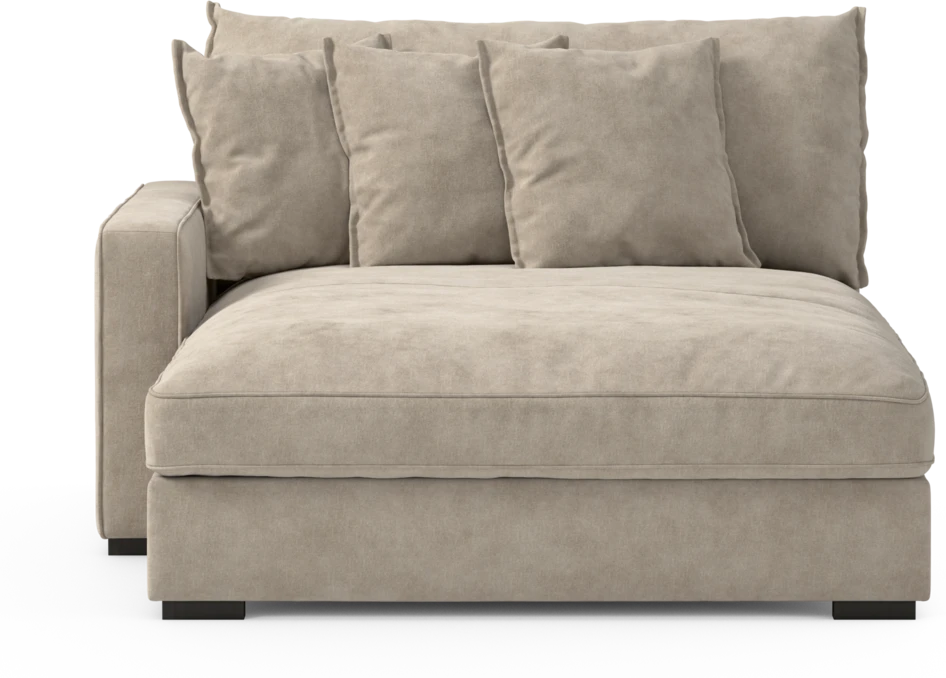 Rossi - Schäslong XL vänster - Beige