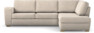 Friday - 2,5-sits soffa med divan höger - Beige