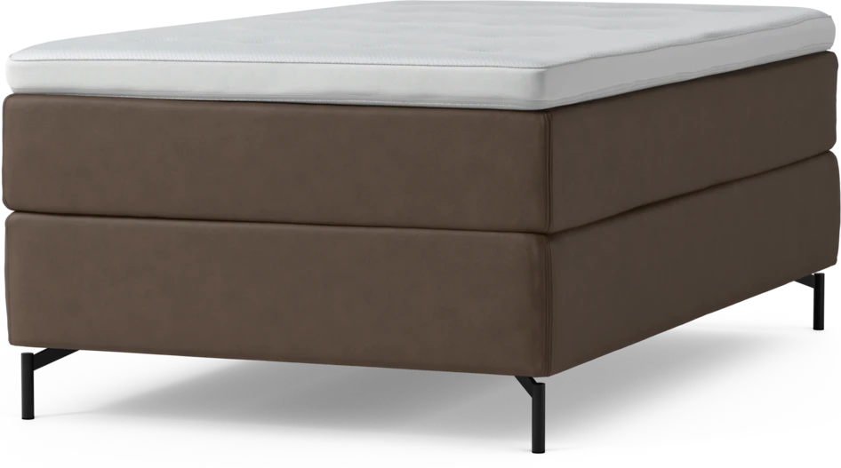 Delux Exclusive - Kontinentalsäng, enkelsäng 120 cm med bäddmadrass och sängben