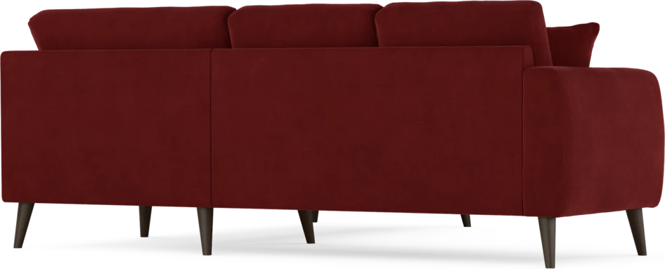 Eden - Hörnsoffa, 2+2-sits - Röd