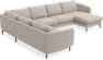 Madison - Hörnsoffa med schäslong höger - Beige
