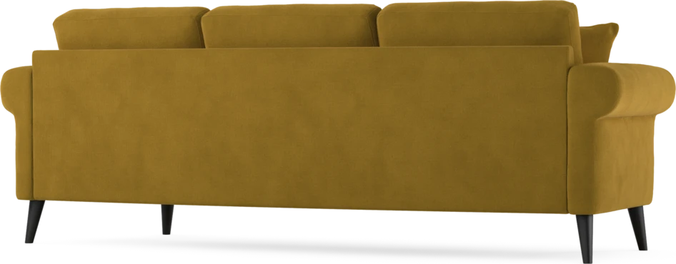 Eden - 3-sits soffa svängd - Gul