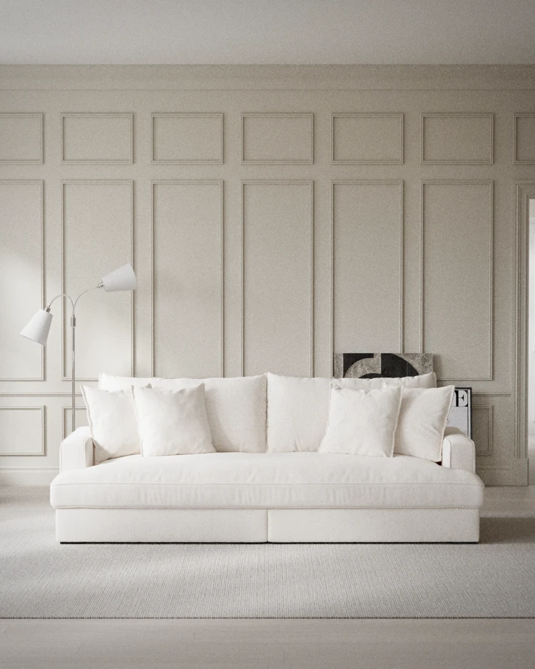 Rossi - 3-sits soffa, hel dyna - inspiration
