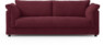 Cherrie - 3-sits soffa, hel dyna och kappa - Röd