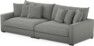 Rossi - 4-sits soffa - Grå