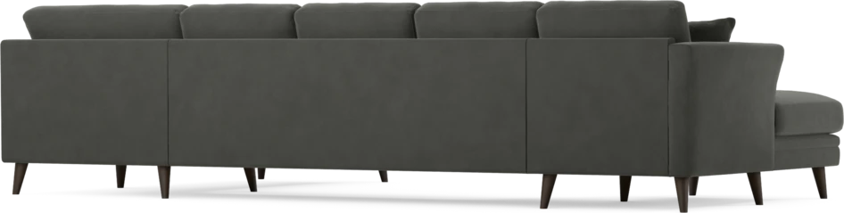 Eden - 3-sits soffa med schäslong vänster och divan höger - Grå