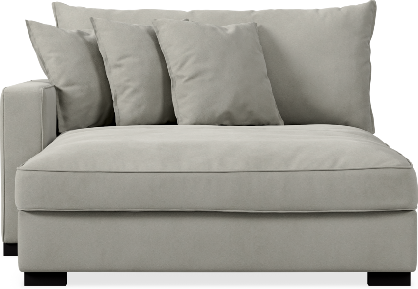 Rossi - Schäslong XL vänster - Grå