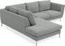 Madison - 2-sits soffa med divan vänster - Grå
