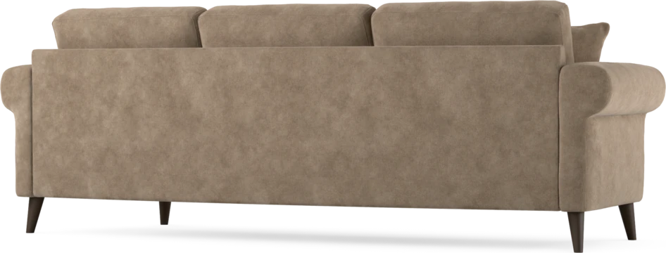 Eden - 3-sits soffa svängd - Beige
