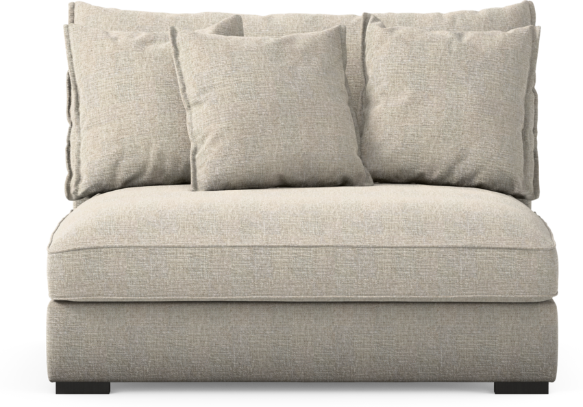 Rossi - 2-sits utan armstöd - Beige
