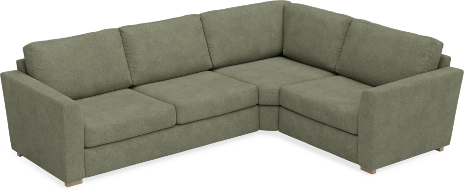 Friday - Hörnsoffa, 2,5+1,5-sits - Vit