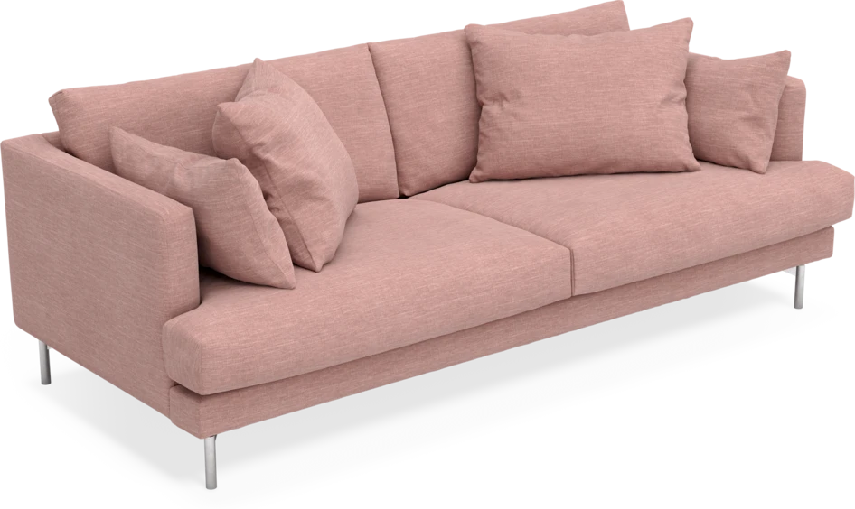 Harper - 3-sits soffa - Rosa