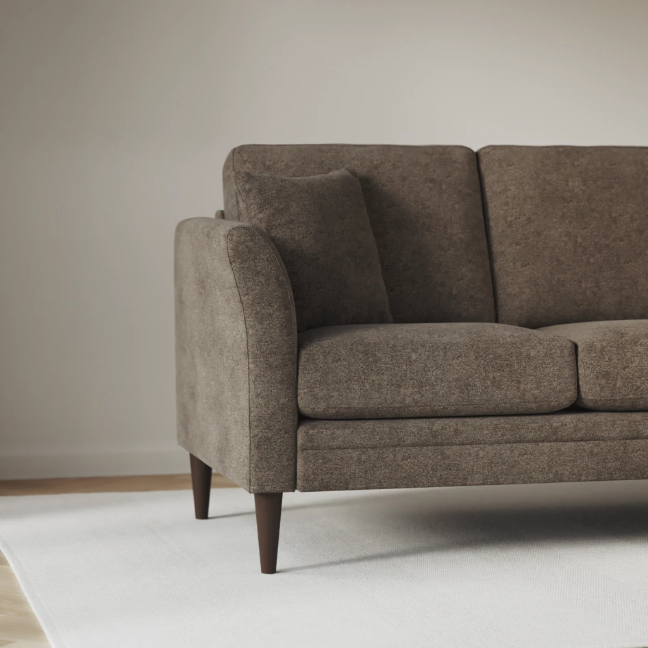 Eden - 3-sits soffa - Brun