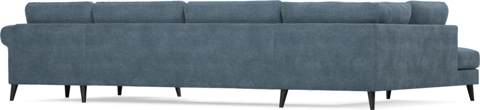 Bridge - 3-sits soffa med divan vänster och schäslong höger - Blå