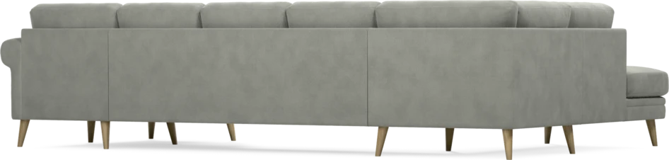 Eden - 3-sits soffa med divan vänster och schäslong höger - Grå