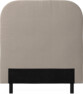 Delux Rundad - Sänggavel, 90-210 cm - Beige