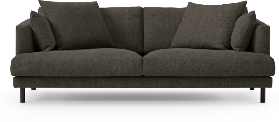 Harper - 3-sits soffa - Brun