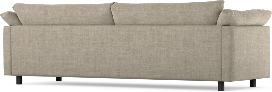 Cherrie - 4-sits soffa, hel dyna, fast klädsel - Beige