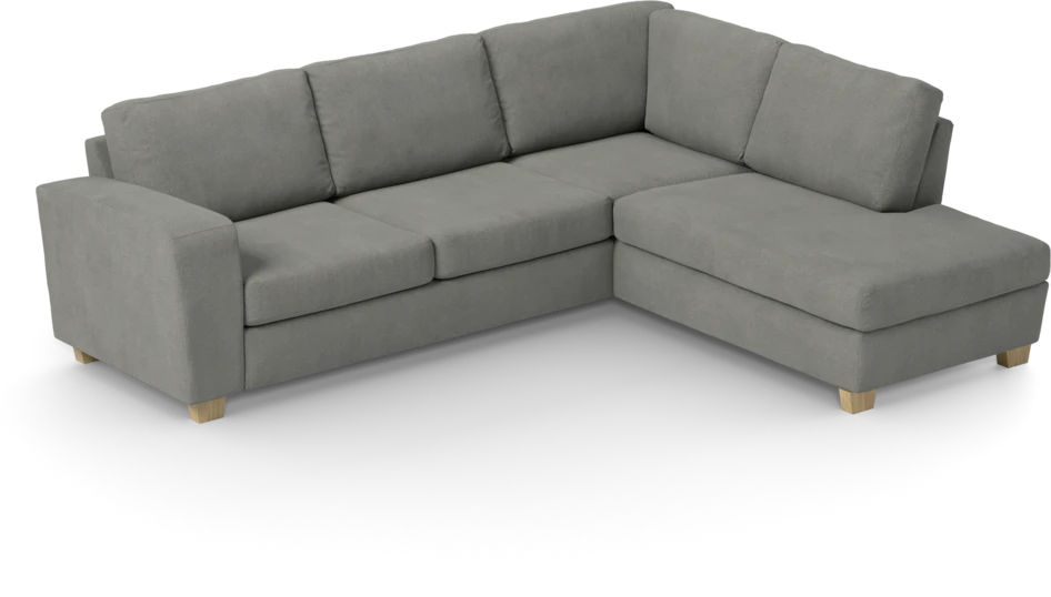 Friday - 2,5-sits soffa med divan höger - Grå